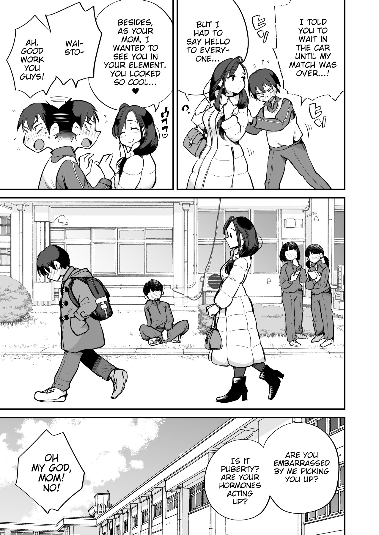 Hentai Manga Comic-Watching Porn with my Pushy Stepmom ~The Love Hotel~-Read-6